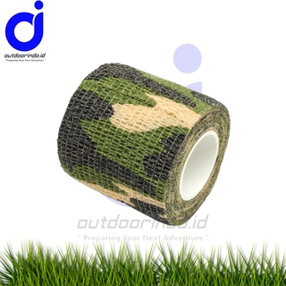 Outdoor Indonesia - 000018 - Camouflage Retractable Tape Hunting Survival Kit | Lakban kamuflase | Lakban loreng