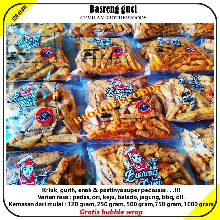 

CEMILAN BASRENG VARIAN RASA PEDAS 120 GRAM