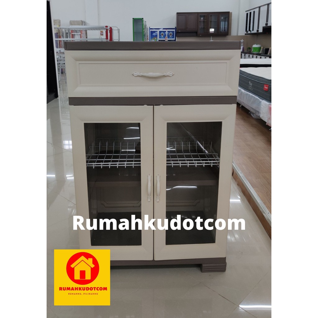 RAK PIRING PLASTIK - LEMARI DAPUR - OKL