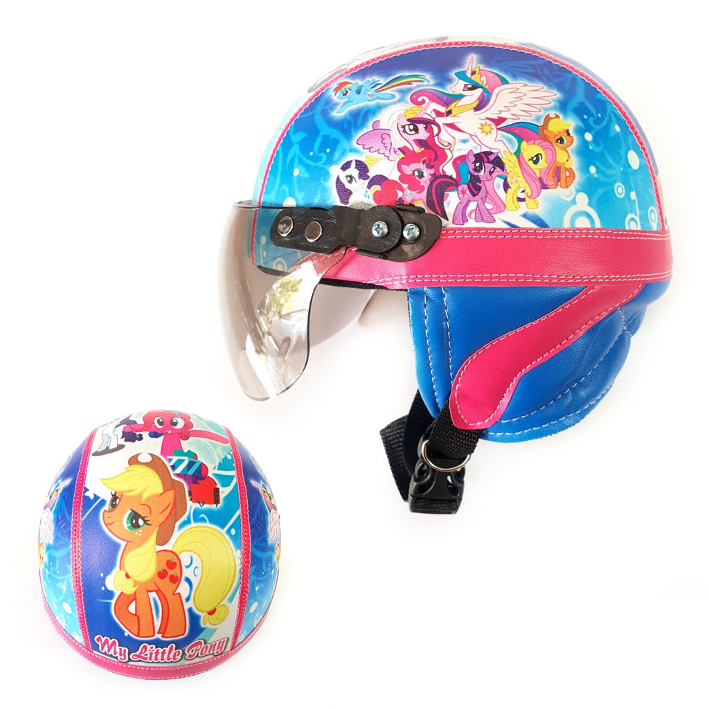 LIMITED EDITION Helm  Anak  Cewek Little  Pony  Retro Shopee 