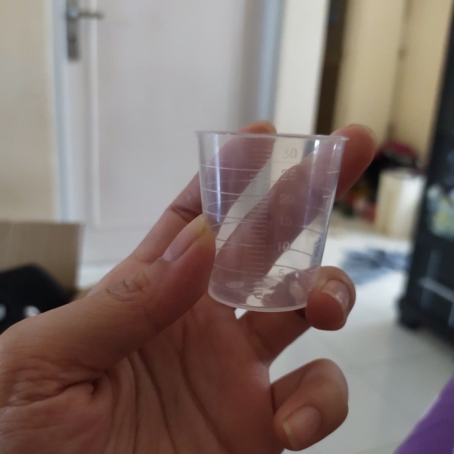 Special Promo Gelas Takar Plastik 30ml Gelas Ukur 30ml Measuring Cup 30ml