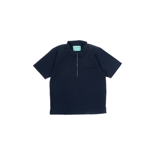 Based Club Hog Kemeja Lengan Pendek Biru