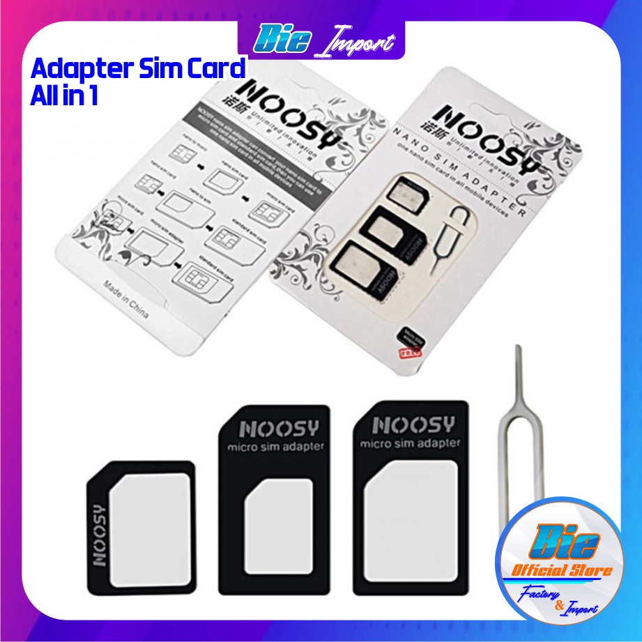 Adapter Sim Card All in 1 Set Premium Quality