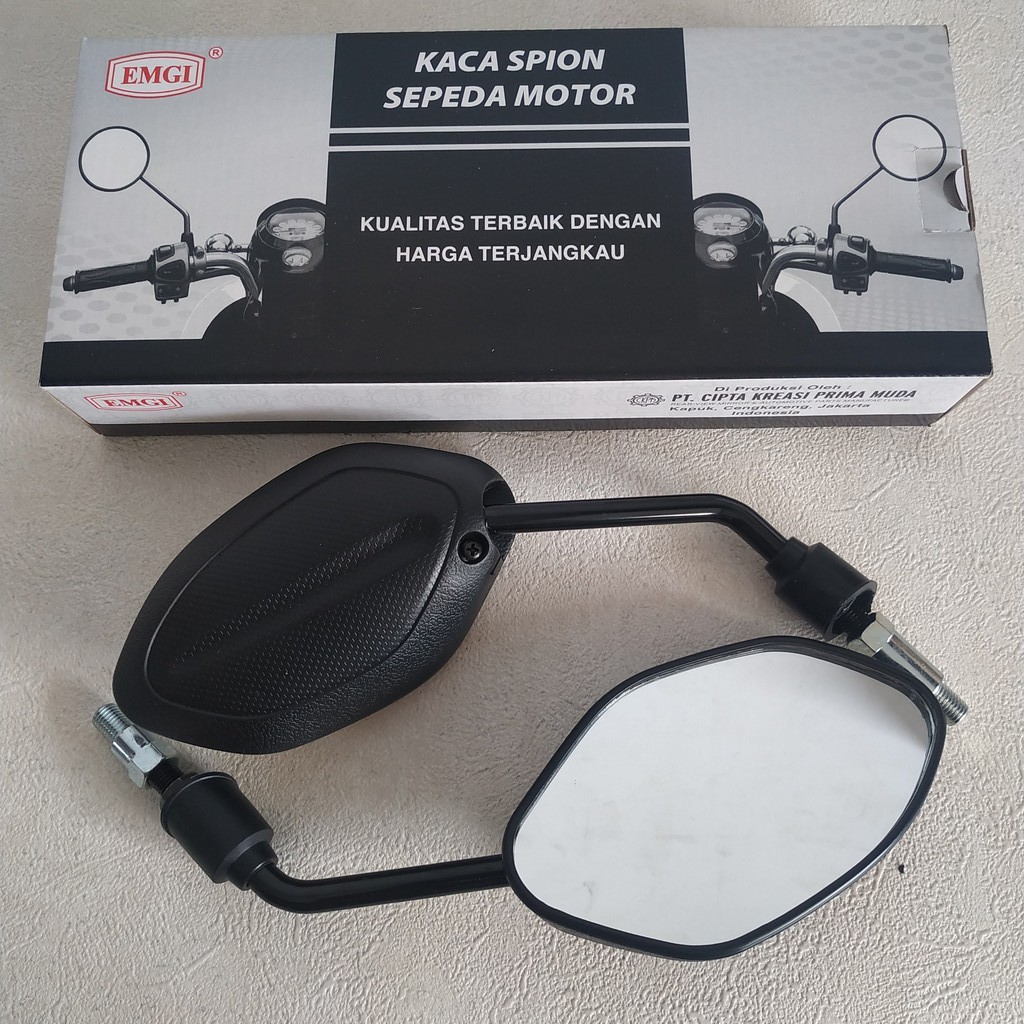 Spion Honda VARIO 125 VARIO 150 BEAT Fi Model Standart Kualitas Ori merk EMGI 9228