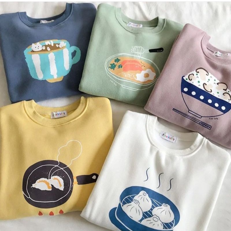 primer oblong sweater wanita Korean | crewneck murah kekinian