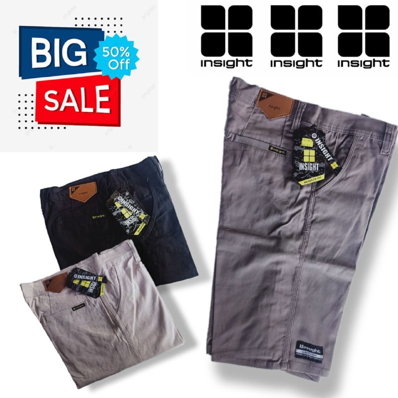 INSIGHT Celana Chino Pendek Pria Premium Distro