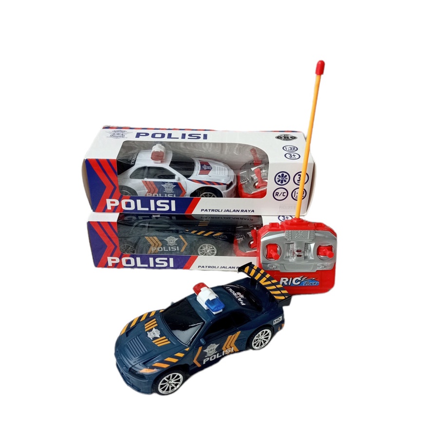 Kado Hadiah Mainan Anak Cowok Remote Control Mobil Polisi Patroli J600/ Mainan ANak Mobilan Dorong RC Mobil Patroli Polisi Murah