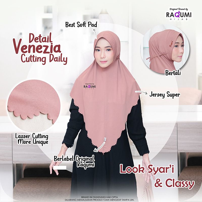 VENEZIA RAQUMI HIJAB ORIGINAL SOLO
