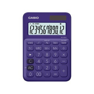 

CASIO MS-20UC - Ungu - Kalkulator Kantor - Seri Colorful - 12 digit