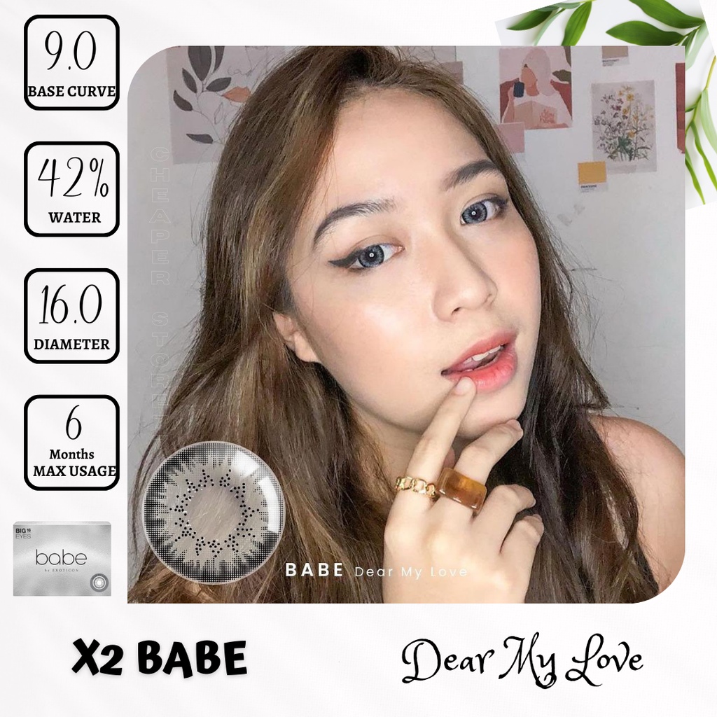 SOFTLENS X2 BABE (BIG EYES) MINUS 0.5  sd 3.00