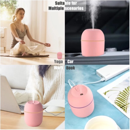 Humidifier Udara Purifier Air Diffuser Portable Pelembab dan Penjernih Udara HM007 - ACS