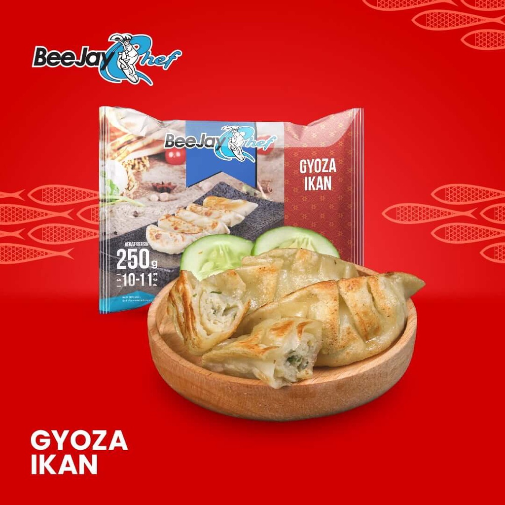 BeeJay Chef Gyoza Ikan 500 Gram Frozen Food