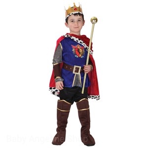 King costume toddler cosplay kostum anak Raja balita halloween