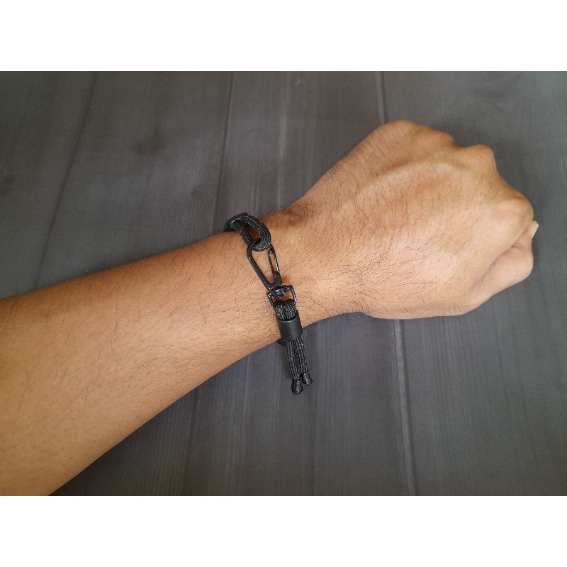 Gelang Prusik Pengait Carabiner Gelang Handmade Tali Termurah