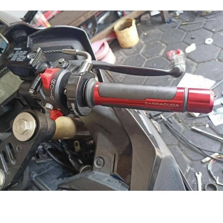 RECOMENDED Gas Spontan paket  + L Gas Cnc + 2 Kabel Gas Serat Sonic Satria fu Vixion Vario Beat Scoo