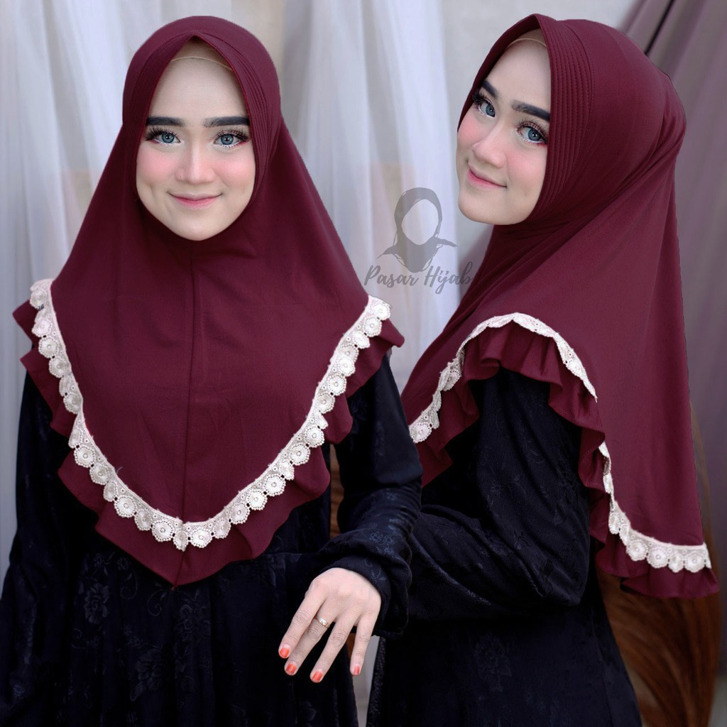 Jilbab Instan Amara HIjab Instan Jersey Premium Kerudung Bergo Pasar Hija'b