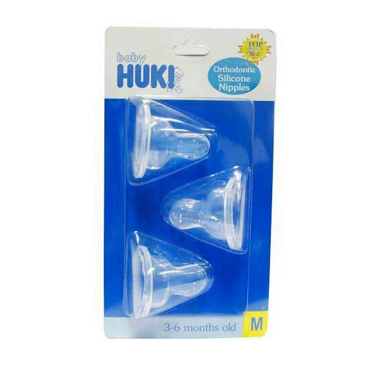 Huki Silicone Gepeng S / M / L 3's / Toko Makmur Online