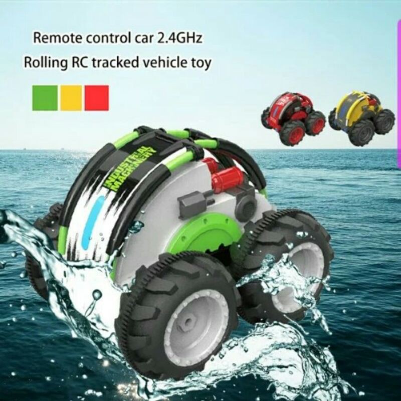 mobil Rc 2021 Anak-anak Tanah Air Tahan Air Mobil Amfibi Mainan Aksi RC