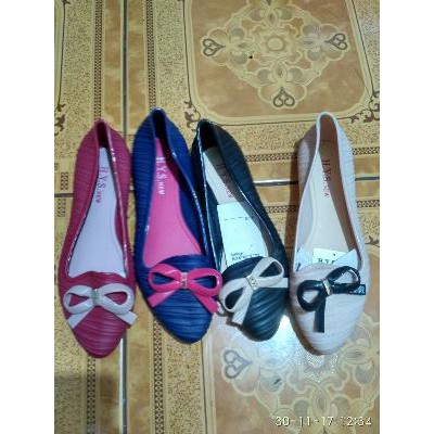 Jual Sepatu karet jelly wanita tali pita Murah