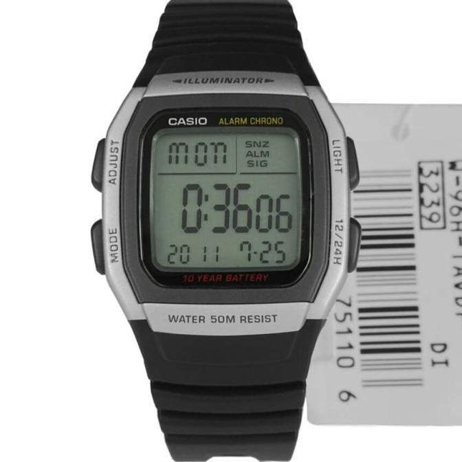 Jam Tangan CASIO W96H / W-96H-1AV ORIGINAL & BERGARANSI