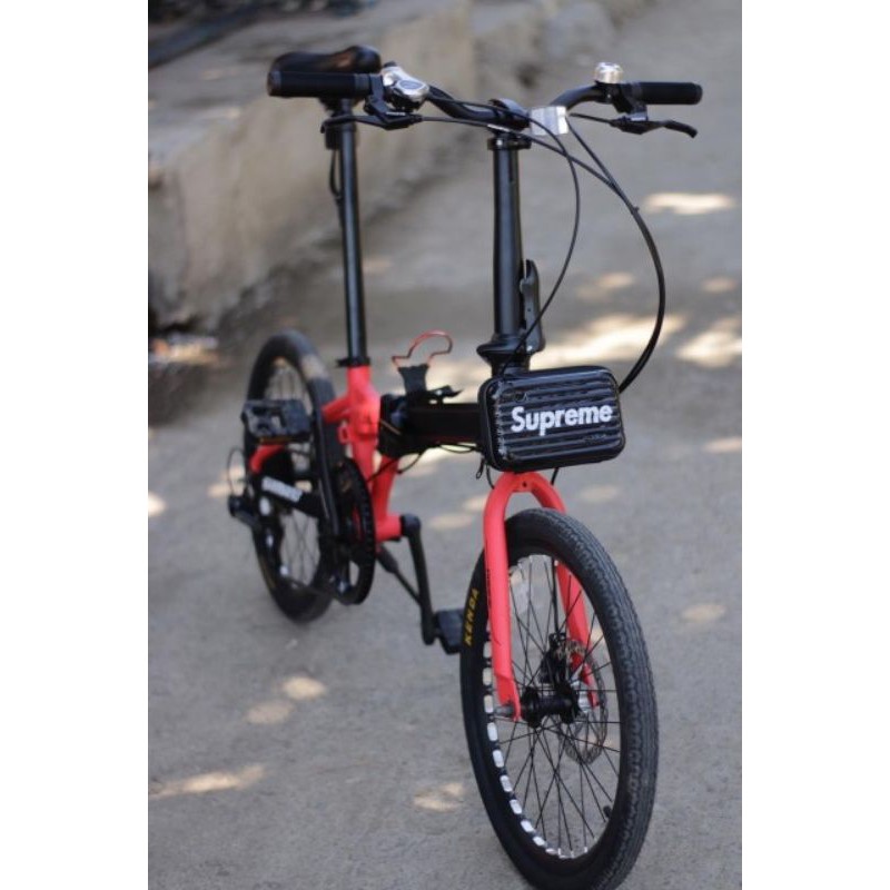 Tas Sepeda Lipat Depan Tas Sepeda Lipat Front Block Koper Mini