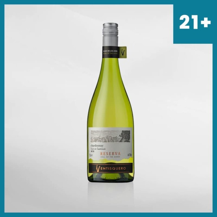 Ventisquero Reserva Chardonnay 750 ml ( Original &amp; Resmi By Vinyard )