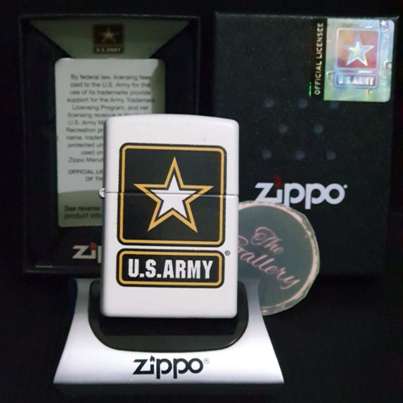⭐⭐⭐⭐⭐ 29389 ORIGINAL ZIPPO US ARMY WHITE MATTE 2016
