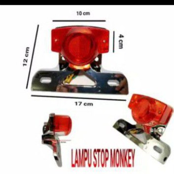 Stoplamp monkey Cb Japstyle - stoplamp gorila monkey - stoplamp cb dream cb mini