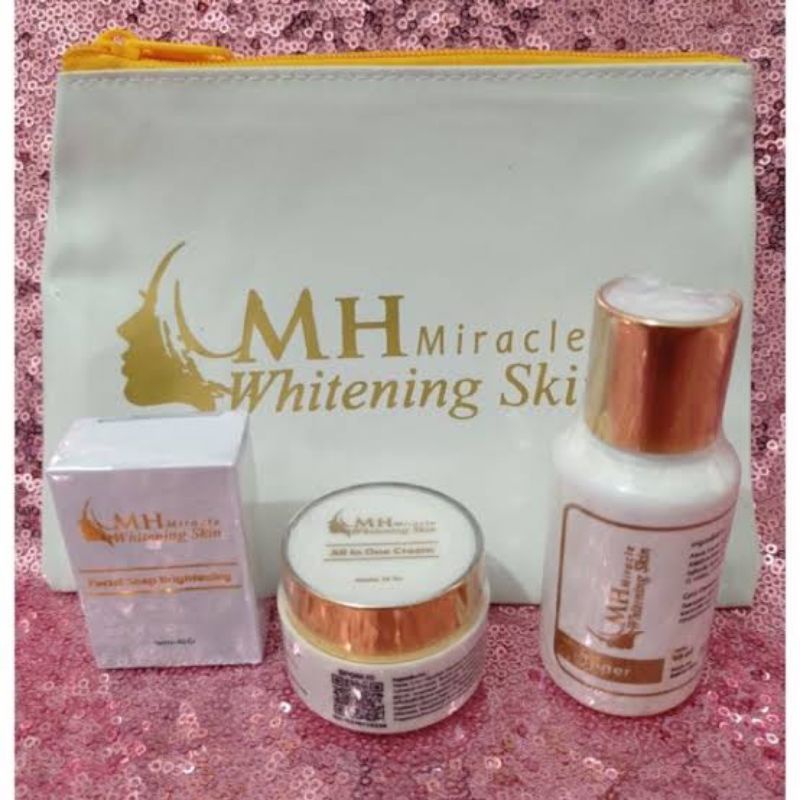 paket skincare MH miracle Whitening Skin ORI SUDAH BPOM