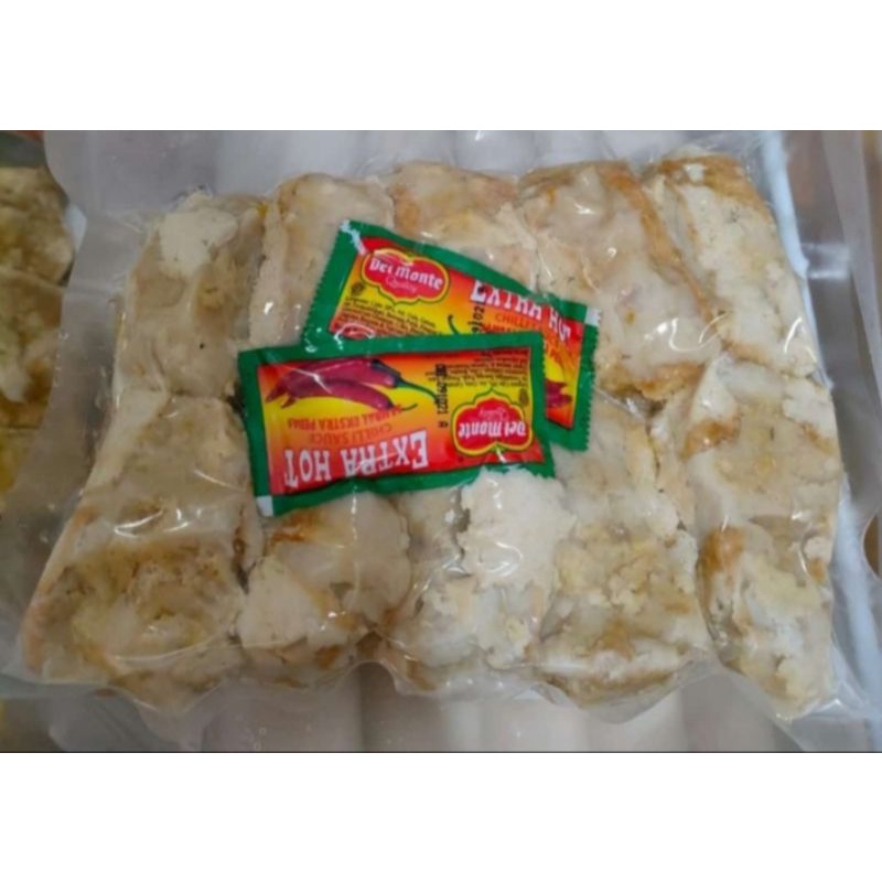 

Tahu bakso dari daging sapi dan daging ayam. 1 pak isi 10