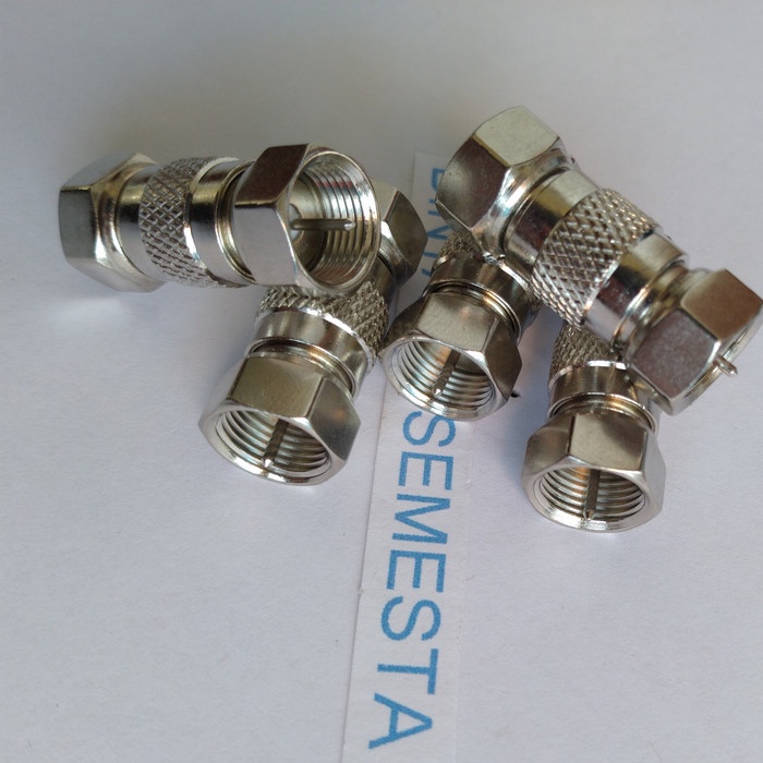 connector f double male f to male f konektor sambungan