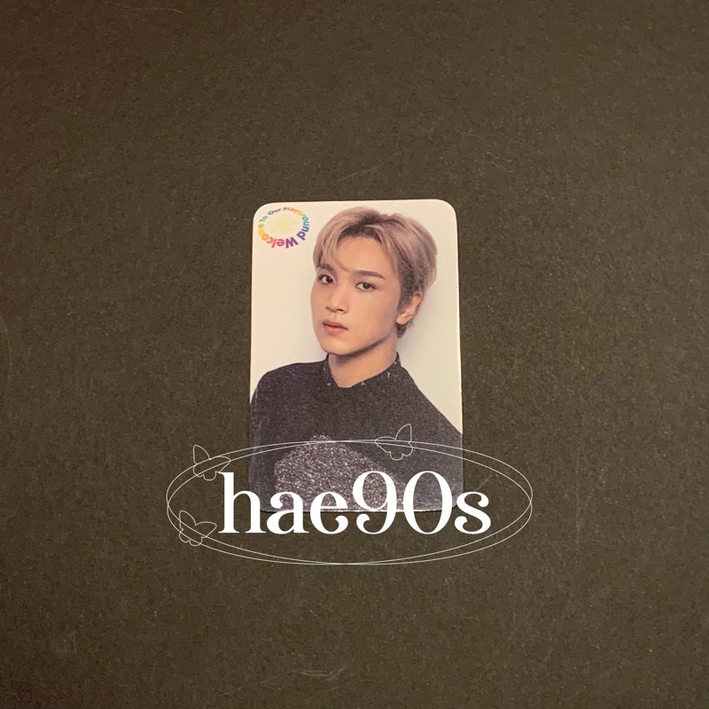 nct 127 haechan wtmp pc welcome to my playground fanmeet photocard fan meeting fanmeeting