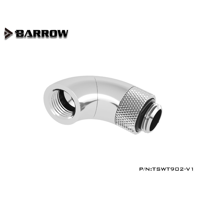 BARROW TSWT902-V1 90 Snake 2-way Rotary Adapter Silver