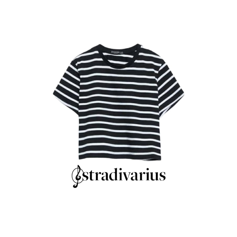 T-Shirt Crop Stradivarius