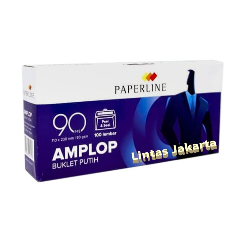 Amplop Putih No 90 Merk Paperline ( Isi 100 lembar )