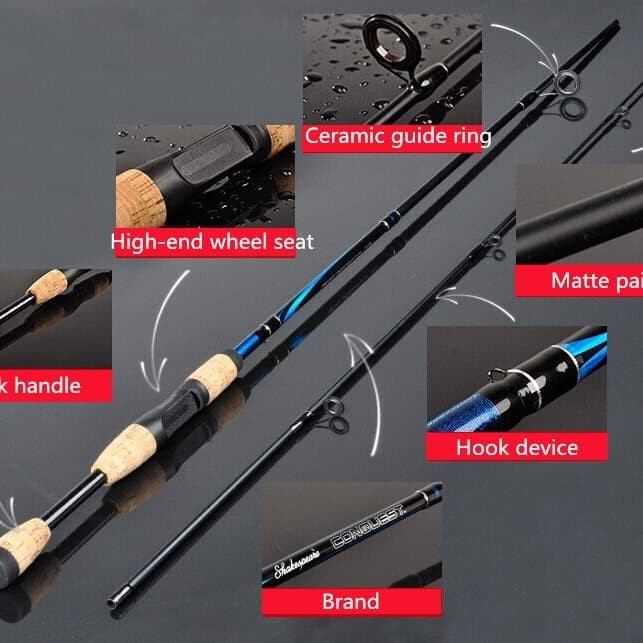 joran pancing-joran pancing karbon-joran pancing 2 bagian-stik pancing