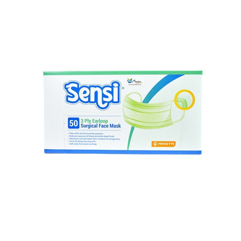 Masker earloop sensi isi 50 pcs