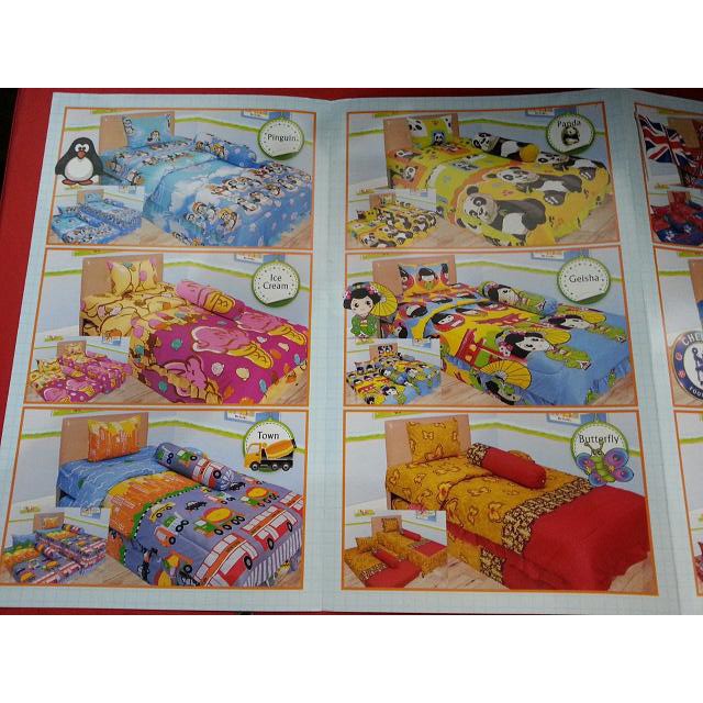 SPREI LADY ROSE SINGLE 120x200 Motif Anak Bola HARGA MURAH