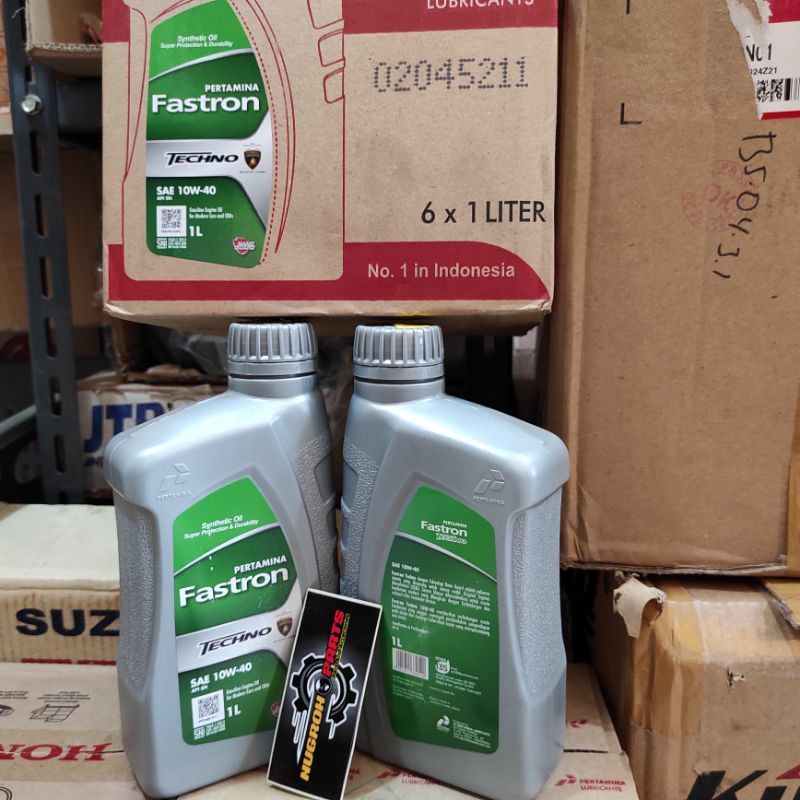 Oli Pertamina Fastron Techno SAE 10W-40 API SN 1 Liter Original