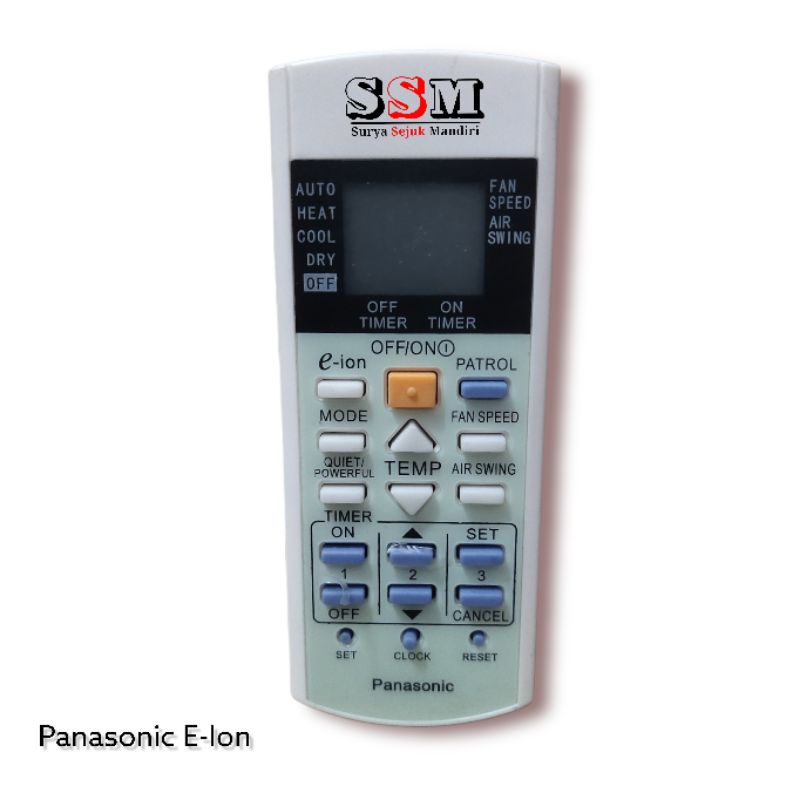 REMOT AC PANASONIC E-ION