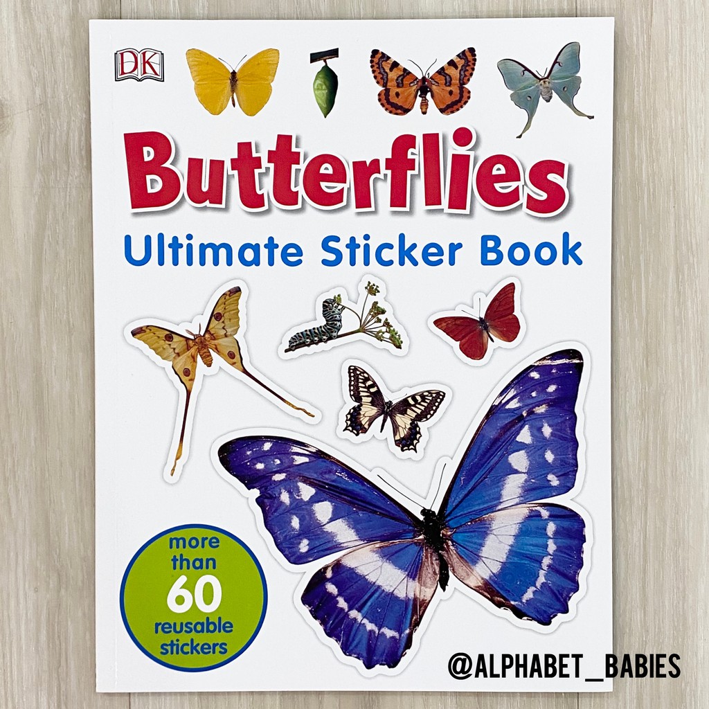 

DK Ultimate Sticker Book - Butterflies (More than 60 Reusable Stickers)
