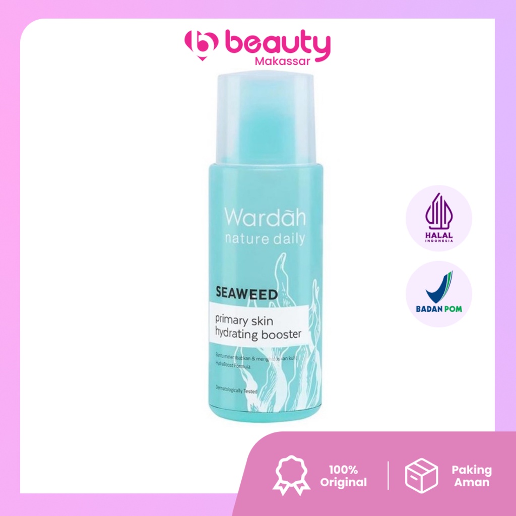 [Free HADIAH] Wardah Seaweed Hydrating Booster 100 ml - Hydrating Toner/ Toner Wardah/ Toner Wajah