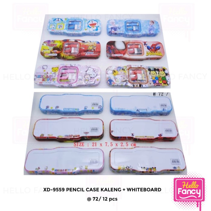 

Kusus Hari Ini Tempat Pensil / Pencil Case Kaleng + Whiteboard Xd-9559 Hot Sale