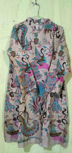 Tunik Batik Merak Toska