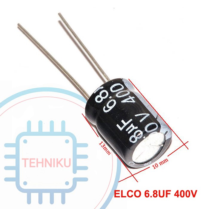 elco 6,8uf 400v