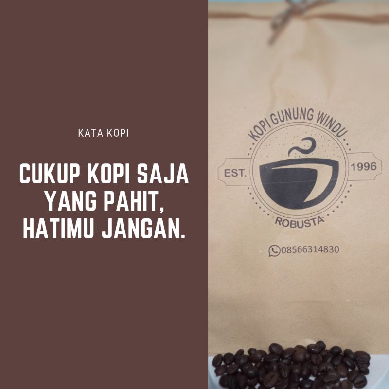 

Kopi Robusta Gunung Windu