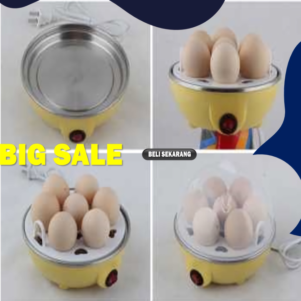 Alat rebus telur elektrik matang setengah matang alat rebus mie perebus makanan