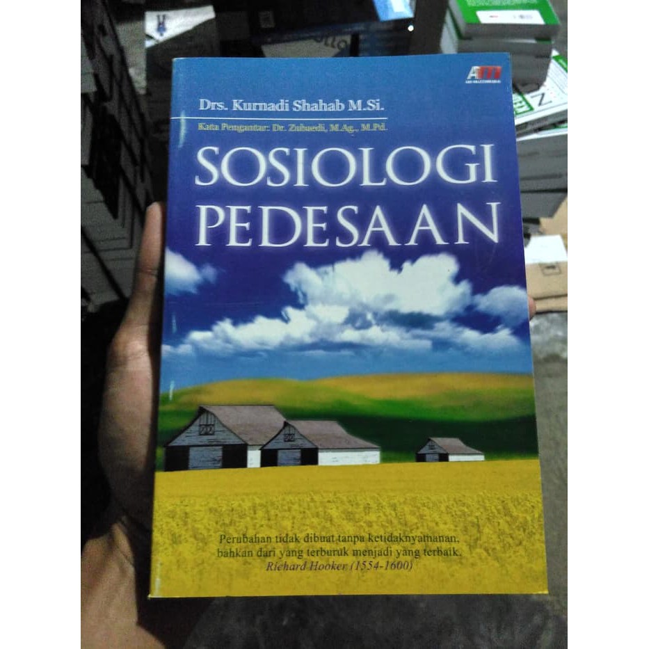 Sosiologi Pedesaan Drs Kurnadi Shahab M Si Shopee Indonesia