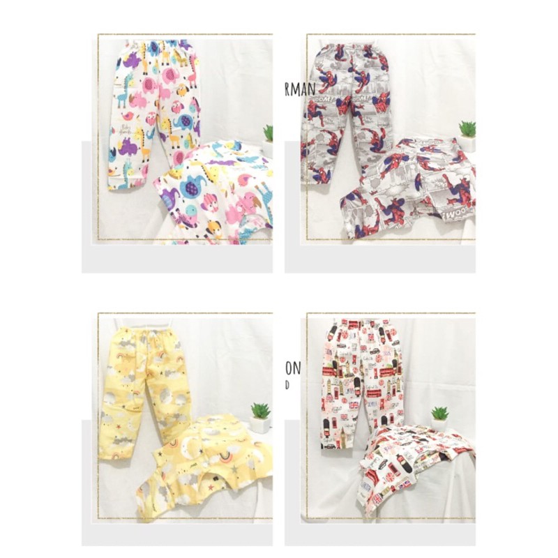 SETELAN PIYAMA ANAK BAJU TIDUR ANAK UMUR 1-7 tahun KATUN CVC