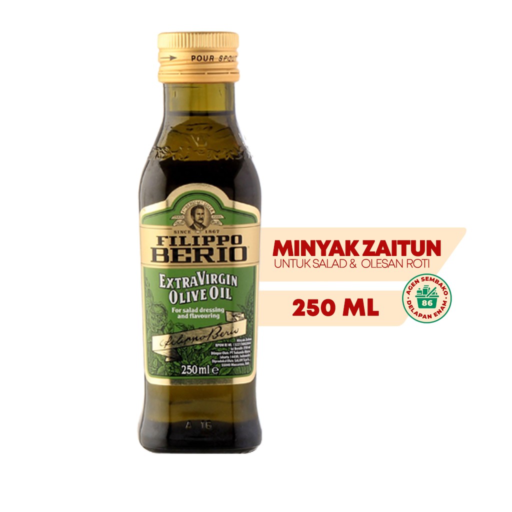 Jual Filippo Berio Extra Virgin Olive Oil 250 Ml Minyak Zaitun Untuk Mpasi Indonesia Shopee Indonesia